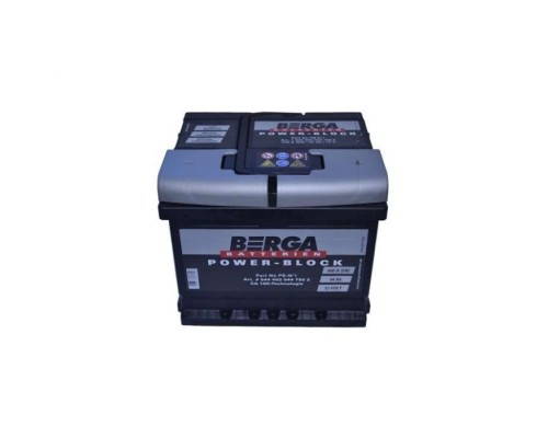 Акумулятор автомобільний Berga Power Block 44Ah Н Ев (-/+) (440EN) (5444020447502)