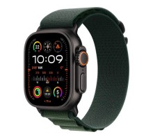 Смарт-годинник Apple Watch Ultra 2 2024 GPS + Cellular 49mm Black Titanium Case with Dark Green Alpine Loop - Small (MX4Q3UL/A)