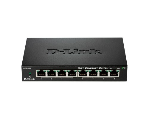 Комутатор мережевий D-Link DES-108