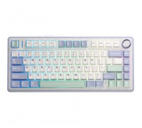 Клавіатура Aula F75 Gasket Greywood V3 switch Hot-Swap PBT Wireless/Bluetooth/USB White (6948391208640)