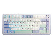Клавіатура Aula F75 Gasket Greywood V3 switch Hot-Swap PBT Wireless/Bluetooth/USB White (6948391208640)