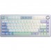 Клавіатура Aula F75 Gasket Greywood V3 switch Hot-Swap PBT Wireless/Bluetooth/USB White (6948391208640)