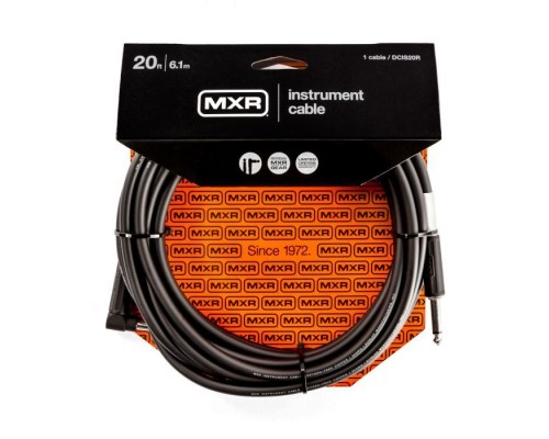 Інструментальний кабель MXR Standard Instrument Cable Straight/Right 6m (DCIS20R)