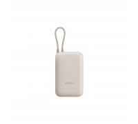 Батарея універсальна Xiaomi 10000mAh 22.5W, Integrated Cable, beige (BHR9072GL)