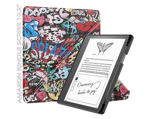 Чохол до електронної книги BeCover Ultra Slim Origami Amazon Kindle Scribe 10.2″ Graffiti (712582)