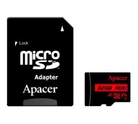 Карта пам'яті Apacer 32GB microSD class 10 UHS-I V10 A1 (AP32GMCSH10UB-R)