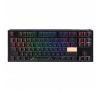 Клавіатура Ducky One 3 TKL Cherry MX Brown RGB UA USB Black (DKON2187ST-BUAPXCLAWSC1)