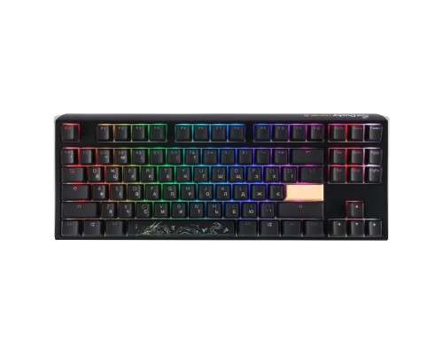 Клавіатура Ducky One 3 TKL Cherry MX Brown RGB UA USB Black (DKON2187ST-BUAPXCLAWSC1)