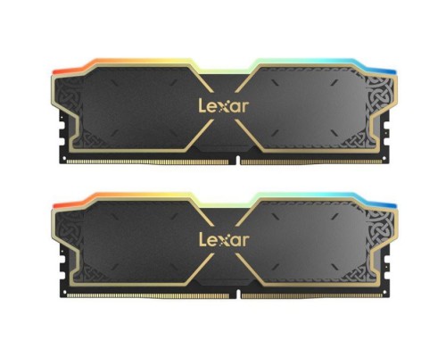 Модуль пам'яті для комп'ютера DDR5 32GB (2x16GB) 6000 MHz Thor RGB Lexar (LD5U16G60C38BG-RGD)