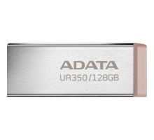 USB флеш накопичувач ADATA 128GB UR350 Silver/Beige USB 3.2 (UR350-128G-RSR/BG)