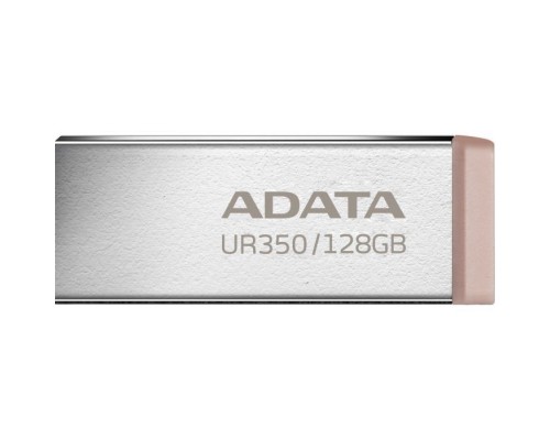 USB флеш накопичувач ADATA 128GB UR350 Silver/Beige USB 3.2 (UR350-128G-RSR/BG)