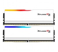 Модуль пам'яті для комп'ютера DDR5 64GB (2x32GB) 6400 MHz Ripjaws M5 RGB Matte White G.Skill (F5-6400J3239G32GX2-RM5RW)