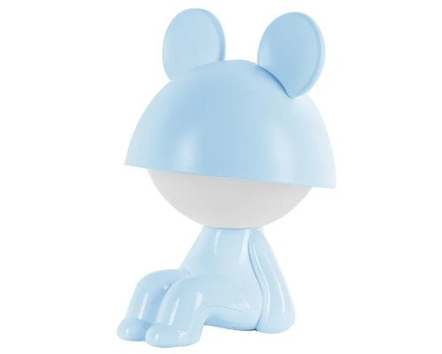 Нічник Kite Світильник LED з акумулятором Cute Mouse, блакитний (K25-316-2-3)