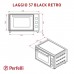 Електропіч Perfelli LAGGIO 37 BLACK RETRO