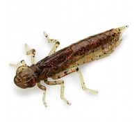 Силікон рибальський FishUP Dragonfly 0.75" 045 - Green Pumpkin/Red&Black (12шт/уп) (1864.04.72)