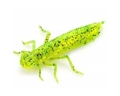 Силікон рибальський FishUP Dragonfly 1.2" 026 - Flo Chartreuse/Green (10шт/уп) (1864.04.79)