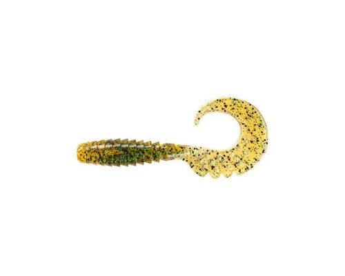 Силікон рибальський FishUP Fancy Grub 2" 036 - Caramel/Green&Black (10шт/уп) (1862.00.54)