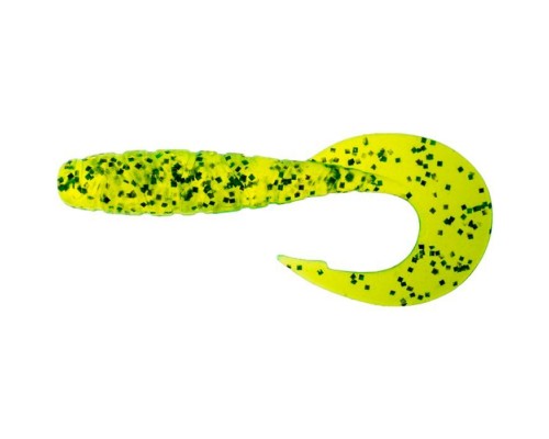 Силікон рибальський FishUP Mighty Grub 4.5" 026 - Flo Chartreuse/Green (4шт/уп) (1864.04.35)