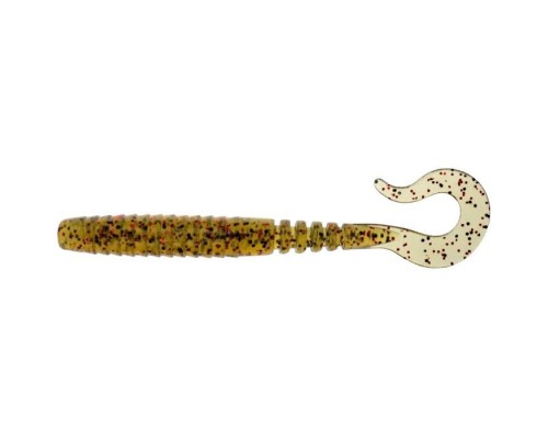 Силікон рибальський FishUP Vipo 2" 045 - Green Pumpkin/Red&Black (10шт/уп) (1864.05.58)