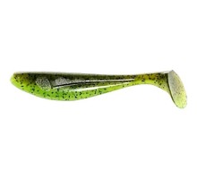 Силікон рибальський FishUP Wizzle Shad 2" 204 - Green Pumpkin/Chartreuse (10шт/уп) (1862.00.33)