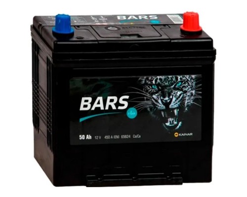 Акумулятор автомобільний Bars 50Ah ASIA Ев (-/+) (450EN)