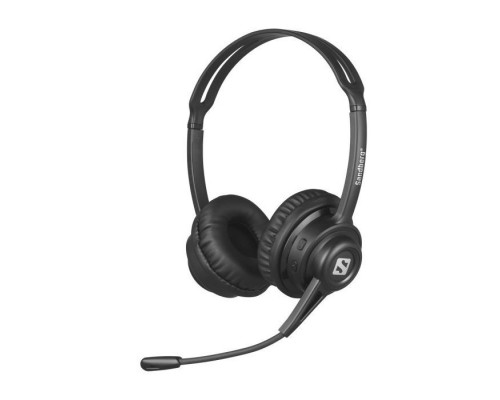 Навушники Sandberg Wireless Headset ANC+ENC Bluetooth Black (126-44)