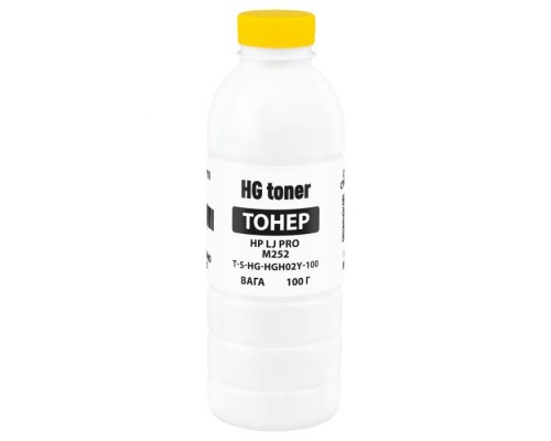 Тонер HP CLJ Pro M252 100г, yellow HG (TSM-HGH02Y-100)