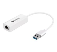 Перехідник USB 3.0 Type-A to Ethernet RJ45 1000Mb Sandberg (133-90)