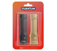 Ліхтар Quantum QM-FL1042 Minik 3W LED з USB Black-Gold, 2 шт./уп. (QM-FL1042)
