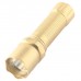 Ліхтар Quantum QM-FL1042 Minik 3W LED з USB Black-Gold, 2 шт./уп. (QM-FL1042)