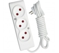 Мережевий подовжувач TECCO 5м 3 поста white (8681277841323)