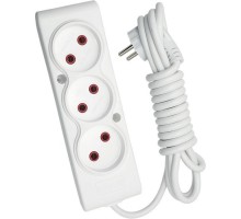 Мережевий подовжувач TECCO 5м 3 поста white (8681277841323)