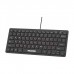 Клавіатура Maxxter KBM-C01B-UA USB UA Black (KBM-C01B-UA)
