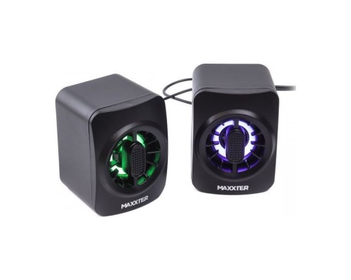 Акустична система Maxxter CSP-U005RGB USB Black (CSP-U005RGB)