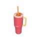 Термокружка Kambukka Rio Pink Papaya 950 мл Коралова з жовтим (11-08002)