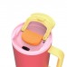 Термокружка Kambukka Rio Pink Papaya 950 мл Коралова з жовтим (11-08002)