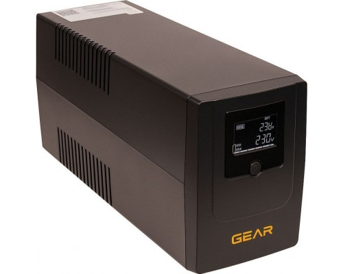 Пристрій безперебійного живлення GEAR GU-1200PLCD