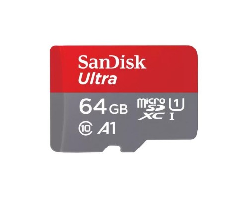 Карта пам'яті SanDisk 64GB microSDXC class 10 UHS-I A1 (SDSQUAB-064G-GN6MN)