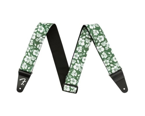 Ремінь для гітари Fender Strap 2" Hawaiian Straps Green Floral (236946)