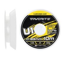 Флюорокарбон Favorite U1 FC 10m 1.0/0.165mm 4.2lb/1.92kg (1693.11.75)