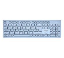 Клавіатура Canyon HKB-W01 Silent Wireless UA Blue (CNS-HKBW01BL)