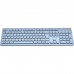 Клавіатура Canyon HKB-W01 Silent Wireless UA Blue (CNS-HKBW01BL)