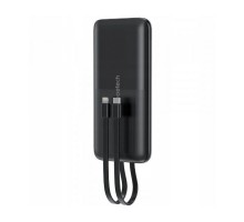 Батарея універсальна Choetech 10000mAh 22,5W, MicroUSB, USB-A, USB-C, build-in USB-C/Lightning cable (B654-BK)