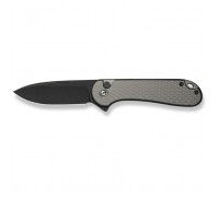 Ніж Civivi Button Lock Elementum II, Grey Aluminum, Darkwash (C18062PD-1)