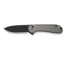 Ніж Civivi Button Lock Elementum II, Grey Aluminum, Darkwash (C18062PD-1)