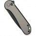 Ніж Civivi Button Lock Elementum II, Grey Aluminum, Darkwash (C18062PD-1)