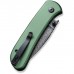 Ніж Civivi Qubit, Green Aluminum, Damascus (C22030E-DS1)