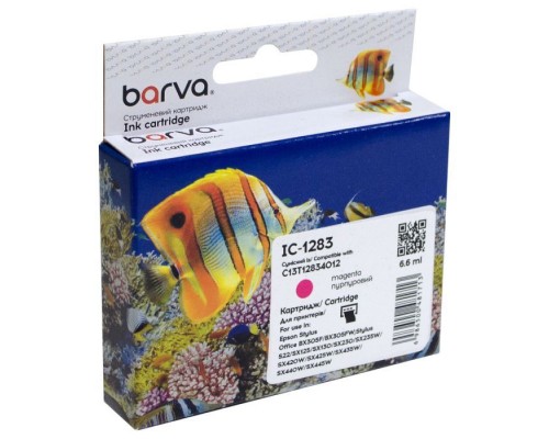 Картридж Barva Epson T1283 (C13T12834011/C13T12834012) 160с, magenta (IC-1283)