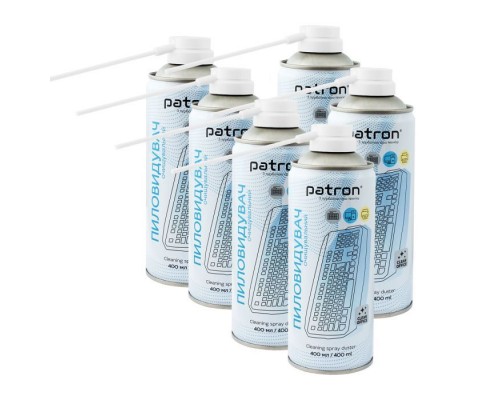 Стиснене повітря для чистки spray duster 400ml*6 Patron (CS-PN-F3-020-5)