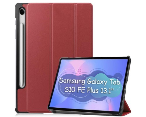 Чохол до планшета BeCover Smart Case Samsung Galaxy Tab S10 FE Plus (SM-X620/SM-X626) 13.1" Red Wine (713385)